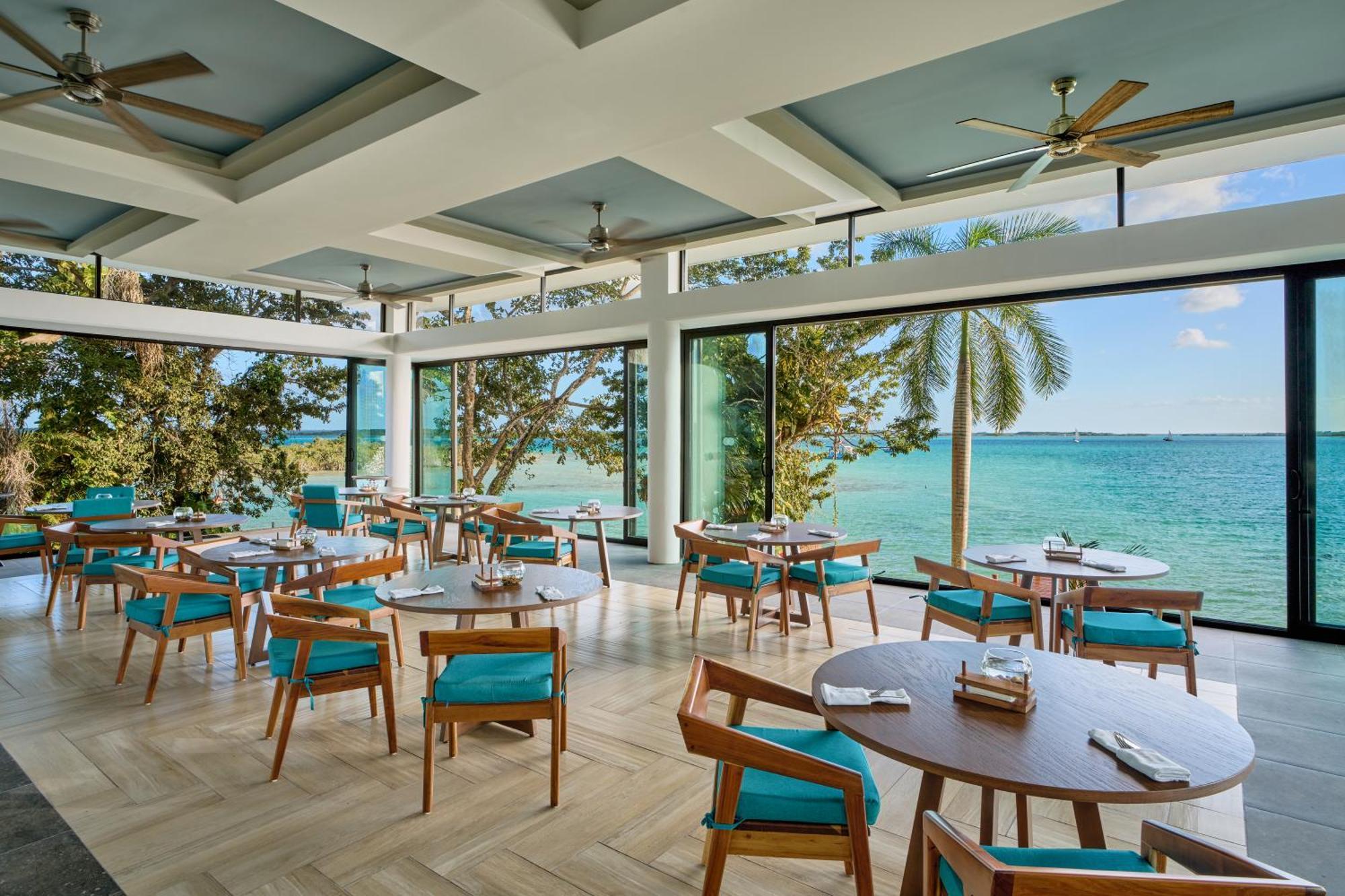Cristalino Lagoon Front Hotel, Restaurant & Spa Bacalar Bagian luar foto