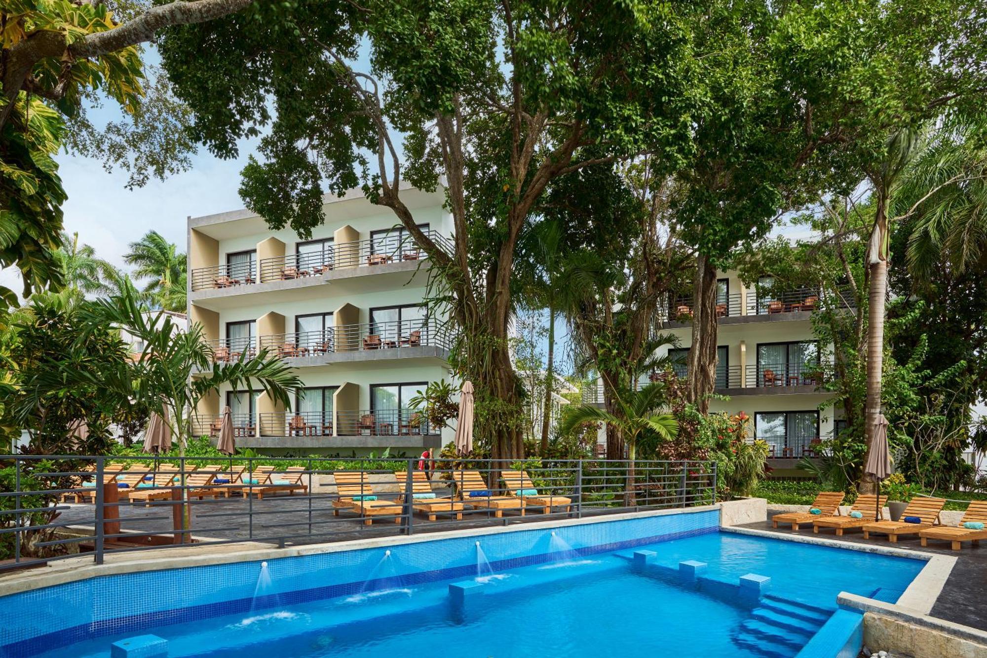 Cristalino Lagoon Front Hotel, Restaurant & Spa Bacalar Bagian luar foto